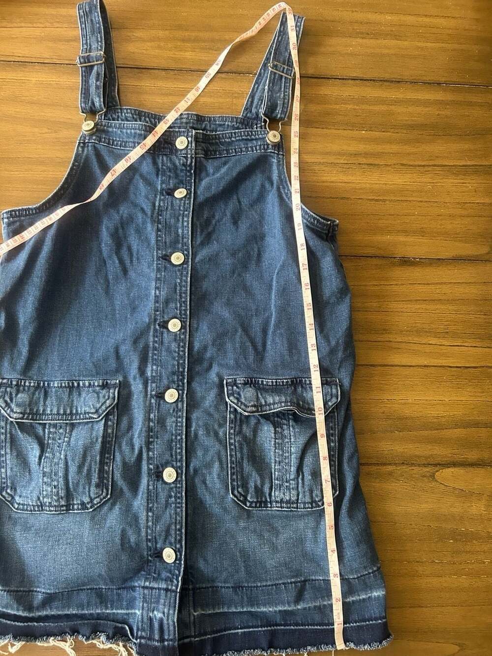 American Eagle Denim Overall Dress - Picture 7 of 8